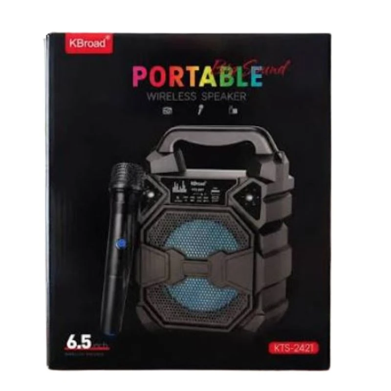 KTS-2421 is a portable, wireless party speaker 6-inch - Kbroad