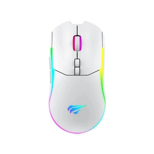 Havit MS969SE Game note Tri-Mode Gaming Mouse RGB Lighting: rechargeable. white Havit MS969SE Game note Tri-Mode Gaming Mouse RGB Lighting: rechargeable. white