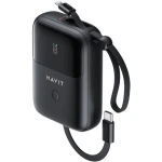 HAVIT PB5215 10,000mAh Power Bank – Built-in Type-C & Lightning Cables | LED Indicator - Havit