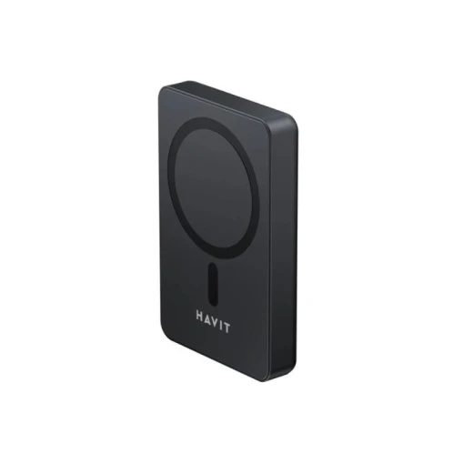 HAVIT PB5216 5000mAh Magnetic Wireless Power Bank – Black - Havit - Image 2