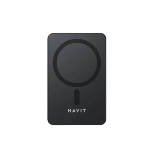 HAVIT PB5216 5000mAh Magnetic Wireless Power Bank – Black HAVIT PB5216 5000mAh Magnetic Wireless Power Bank – Black