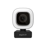 HAVIT HV-HN25G 1080P Auto-Focus Ring Light Webcam - Havit