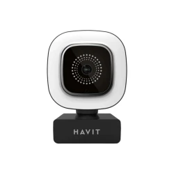 HAVIT HV-HN25G 1080P Auto-Focus Ring Light Webcam