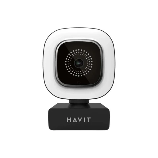 HAVIT HV-HN25G 1080P Auto-Focus Ring Light Webcam HAVIT HV-HN25G 1080P Auto-Focus Ring Light Webcam