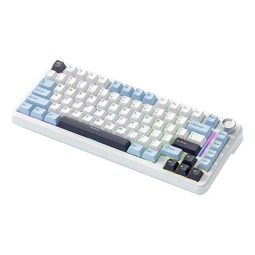 FREEWOLF F75 75% Mechanical Keyboard Wireless RGB Arabic and English Layout FREEWOLF F75 75% Mechanical Keyboard Wireless RGB Arabic and English Layout