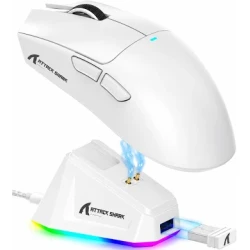 Attack Shark G3 Pro Tri-Mode Wireless Gaming Mouse – PAW3311, White