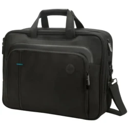 The HP 15.6 SMB Topload Case (T0F83AA) is a protective black briefcase designed to fit laptops with a screen size of up to 39.62 cm (15.6 inches)