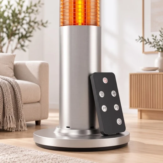 LEXA Carbon Heater Electric Infrared Space Heater, Fast Energy-Efficient Heating, Lightweight Portable Design for Home, Bedroom & Office - Lexa - Image 7