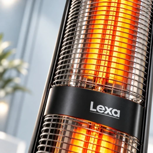 LEXA Carbon Promax LX-2108 Electric Heater, Carbon Fiber Infrared Space Heater, Fast Heating, Energy Saving, Portable for Home, Bedroom, Living Room & Office - Lexa - Image 4