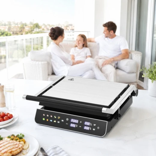 LEXA Digital Toaster Grill with Electronic Control Panel, Precise Temperature & Timer, Sandwich Maker for Toast, Meat & Vegetables, Easy to Clean - Lexa - Image 6