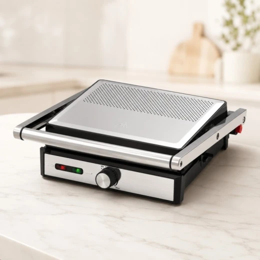 LEXA Crispo Grill Toaster, 2-in-1 Grilling & Toasting Machine for Sandwiches, Toast & Grilled Meals, Durable Heating Plates, Easy to Clean for Breakfast - Lexa - Image 2