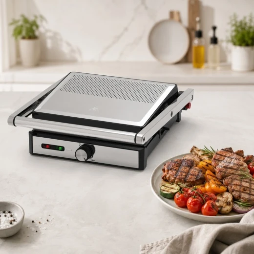 LEXA Crispo Grill Toaster, 2-in-1 Grilling & Toasting Machine for Sandwiches, Toast & Grilled Meals, Durable Heating Plates, Easy to Clean for Breakfast - Lexa - Image 5
