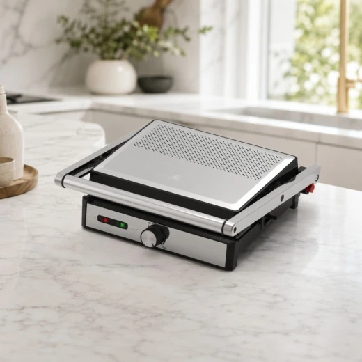 LEXA Crispo Grill Toaster, 2-in-1 Grilling & Toasting Machine for Sandwiches, Toast & Grilled Meals, Durable Heating Plates, Easy to Clean for Breakfast - Lexa - Image 7