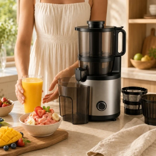 LEXA Ice Cream & Juice Maker for Home, Make Fresh Frozen Desserts, Sorbet & Juices with Natural Ingredients, Easy to Clean, Perfect for Family & Kids - Lexa - Image 3