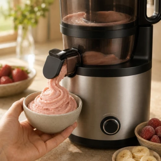LEXA Ice Cream & Juice Maker for Home, Make Fresh Frozen Desserts, Sorbet & Juices with Natural Ingredients, Easy to Clean, Perfect for Family & Kids - Lexa - Image 4