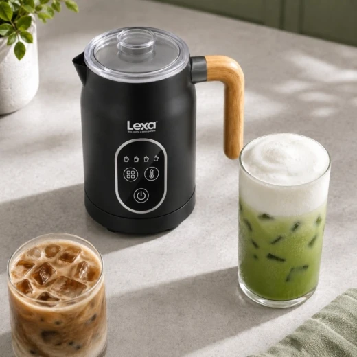 LEXA Electric Milk Frother, Creamy Thick Foam for Cappuccino, Latte & Frappe, Easy to Use & Clean, Barista-Style Drinks at Home or Office - Lexa - Image 2