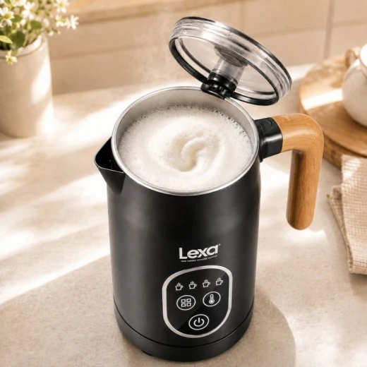 LEXA Electric Milk Frother, Creamy Thick Foam for Cappuccino, Latte & Frappe, Easy to Use & Clean, Barista-Style Drinks at Home or Office - Lexa - Image 3
