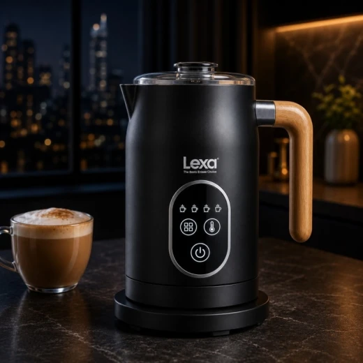 LEXA Electric Milk Frother, Creamy Thick Foam for Cappuccino, Latte & Frappe, Easy to Use & Clean, Barista-Style Drinks at Home or Office - Lexa - Image 6