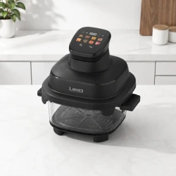 LEXA Air Fryer, Healthy Oil-Free Cooking, Crispy Chicken, Fries & Vegetables, Fast Heating & Even Cooking, Easy to Clean Kitchen Appliance for Family