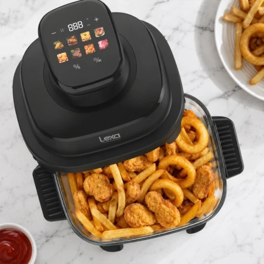 LEXA Air Fryer, Healthy Oil-Free Cooking, Crispy Chicken, Fries & Vegetables, Fast Heating & Even Cooking, Easy to Clean Kitchen Appliance for Family - Lexa - Image 6
