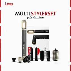LEXA Hair Dryer Set with Styling Attachments, Fast Drying Blow Dryer Kit for Smooth Shiny Hair, Lightweight Salon Style for Home, Travel & Gifts
