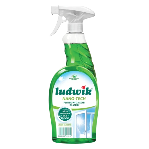Ludwik Nano-Tech Glass & Tile Cleaner Spray, Streak-Free Shine, Green Apple Scent Ludwik Nano-Tech Glass & Tile Cleaner Spray, Streak-Free Shine, Green Apple Scent