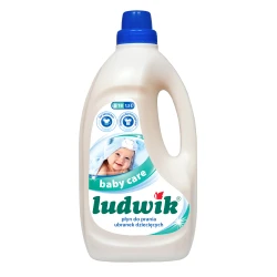 Ludwik Baby Care Laundry Gel for Baby Clothes – Gentle Liquid Detergent, 1.5 L, Up to 18 Washes