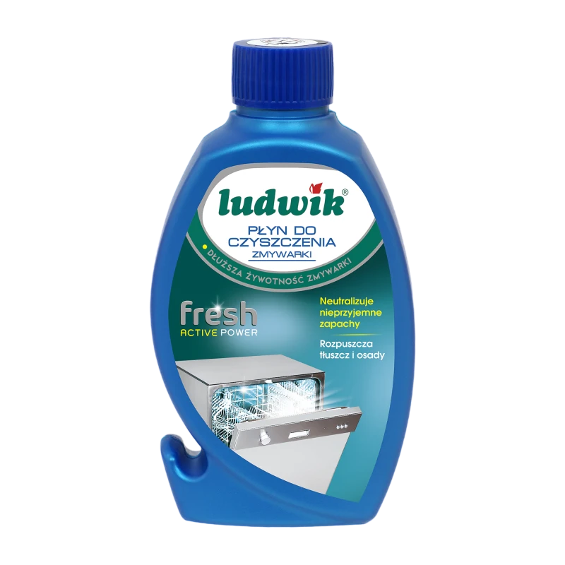 Ludwik Dishwasher Cleaner, Grease & Deposit Removal, Odor Neutralizing, 250 ml - Ludwik