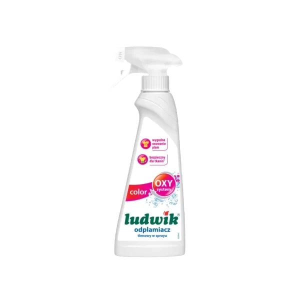 Ludwik Color Oxygen Stain Remover Spray for Coloured Fabrics, Active Foam, 250 ml - Ludwik