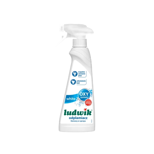 Ludwik White Oxygen Stain Remover Spray for White Fabrics with Optical Brightener, 250 ml