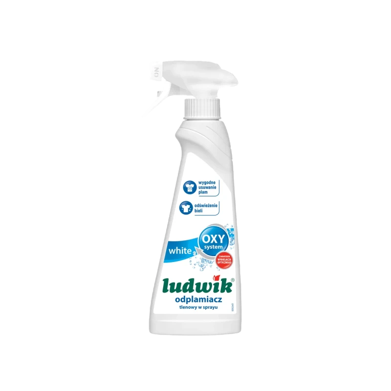 Ludwik White Oxygen Stain Remover Spray for White Fabrics with Optical Brightener, 250 ml - Ludwik