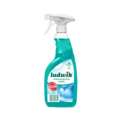 Ludwik Glass & Mirror Cleaner Spray, Fresh, Streak-Free Shine