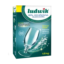 Ludwik Protective Dishwasher Salt, Water Softening & Limescale Protection, 1.5 kg