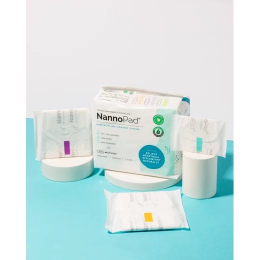 NannoPad Multi Pack Pads - 36 Count - Menstrual Comfort - Nannocare - Image 6