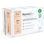 فوط سلس البول من القطن العضوي NannoDry - مقاس كبير جدًا 16 بوصة للبالغين - حماية من تسرب المثانة - نانوكير