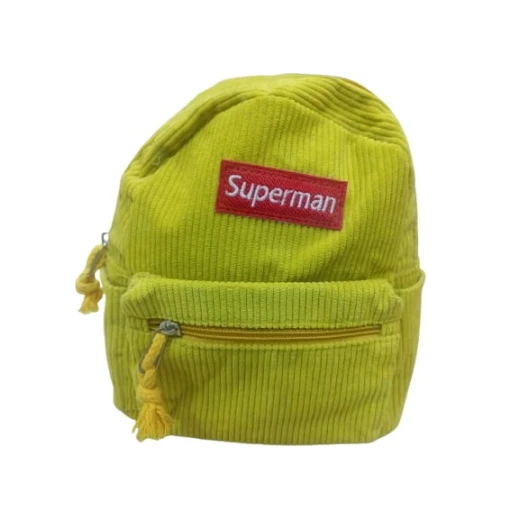Superman Cumin Yellow Kids Backpack Durable School Bag Everyday Use Superman Cumin Yellow Kids Backpack Durable School Bag Everyday Use