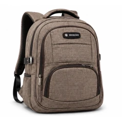Amigo School Bag for Children - Brown - Multiple Pockets & Adjustable Straps