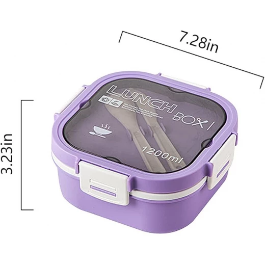 Amigo Lunch Box 1700ml Leakproof with Compartments - Amigo - Image 4