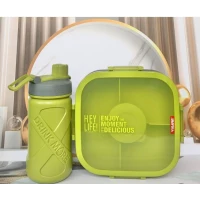 6 Compartments Lunch Box with Water Bottle – Kids Bento Box Set