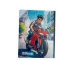 Kids 80 sheets notebook by Amigo with fun cartoon illustrations inside, high quality and perfect for school and drawing - Amigo