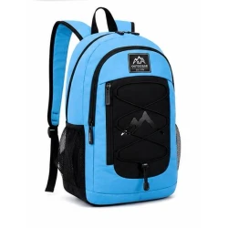 حقيبة Out Gear باستيل أزرق – سعة 16 لتر، تصميم أنيق وعملي للاستخدام اليومي، بأبعاد 44.5×30.5×12 سم ومساحة مناسبة لحمل مستلزماتك الأساسية