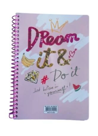 Kids spiral notebook 80 sheets with fun cartoon illustrations inside, high-quality lined pages perfect for school and creativity - Amigo - Image 2