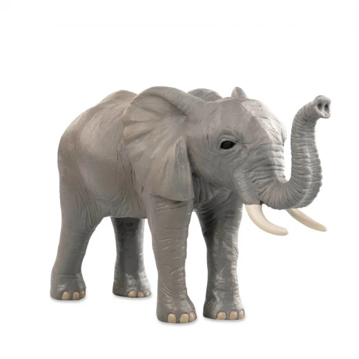 Terra, African Elephant Wild Animal Figurine Hand-Painted Durable Plastic Collectible Toy for Kids Ages 3+ Educational Wildlife Diorama Terra, African Elephant Wild Animal Figurine Hand-Painted Durable Plastic Collectible Toy for Kids Ages 3+ Educational Wildlife Diorama