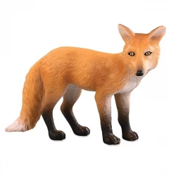 Terra, Fox Forest Animal Figurine Hand-Painted Durable Plastic Collectible Toy for Kids Ages 3+ Educational Wildlife Diorama Accessory