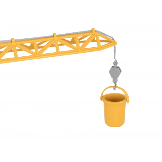 Driven, Construction Crane Playset 62 Piece Construction Site Toy Set with Dump Truck Crane Lights Sounds Building Accessories Kids Construction Toys Age 3+ - Driven - Image 3