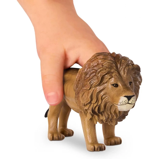 TERRA, Jungle Animals Toy Set Realistic Lion Tiger Gorilla Figures Miniature Wild Jungle Playset Educational Durable Plastic Animals for Kids Age 3 and Up - Terra - Image 2