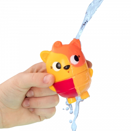 B. Toys, Squish & Splash Bath Toy Set Color Changing Baby Bath Squirts Cat Dog Panda Water Toys 6 Months Interactive Squeeze Splash Bathtub Fun Easy Clean - B. toys - Image 7