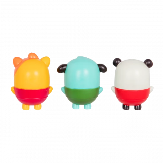 B. Toys, Squish & Splash Bath Toy Set Color Changing Baby Bath Squirts Cat Dog Panda Water Toys 6 Months Interactive Squeeze Splash Bathtub Fun Easy Clean - B. toys - Image 9