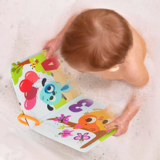 B. Toys, Tub Time Books Numbers Bath Book Waterproof Educational Baby Toy 6 Months Learning Numbers 1 to 6 Animal Illustrations Interactive Bath Time Fun Early Learning - B. toys - Image 5