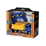 Driven, RC Dump Truck Remote Control Construction Dump Truck with Working Dump Bed Lights and Sounds Micro Series Toy Truck Vehicle for Kids Age 3 Years and Up - Driven